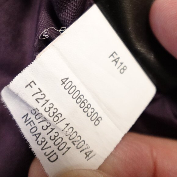 The North Face Tamburello Hooded Parka Women’s Large Plum Purple Quilted - Picture 14 of 14